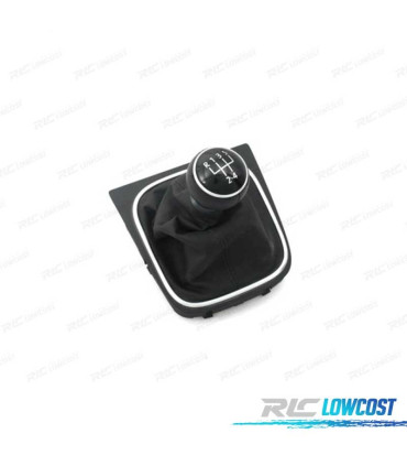 MANOPOLE CON GUAINA 5 VELOCITÀ PER VOLKSWAGEN VW GOLF 5 JETTA EOS SCIROCCO