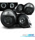 FARI MERCEDES CLASSE E W210 95-99 ANGEL EYES SFONDO NERO