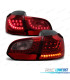 FANALI VOLKSWAGEN VW GOLF 6 08-12 FULL LED ROSSO CHIARO