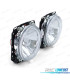 FARI PER VOLKSWAGEN VW GOLF MK2 83-91 ANGEL EYES FONDO CROMATO H4