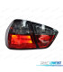 FANALI BMW E90 05-08 LED ROSSO FUMÈ SCURO