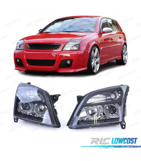 FARI OPEL VECTRA C 02-05 SIGNUM 03-05 OCCHI ANGEL FONDO NERO