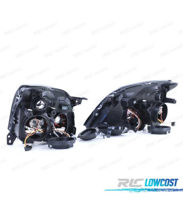 FARI OPEL VECTRA C 02-05 SIGNUM 03-05 OCCHI ANGEL FONDO NERO