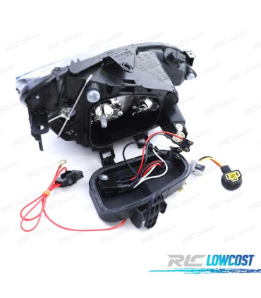 FARI PEUGEOT 206 98-06 NERO H4 OEM