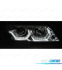 FARI BMW E90 E91 05-08 ANGEL EYES 3D FONDO NERO