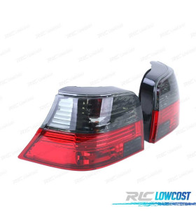 FANALI VOLKSWAGEN VW GOLF 4 ROSSO AFFUMICATO