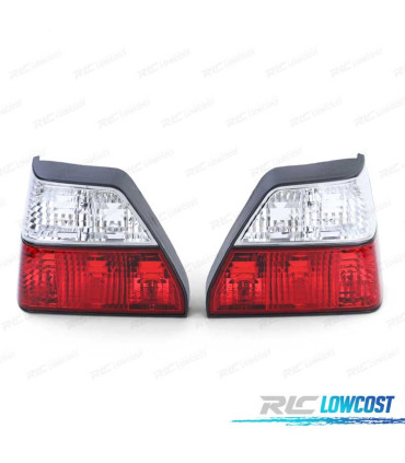 FANALI PER VOLKSWAGEN VW GOLF 2 83-91- ROSSO BIANCO