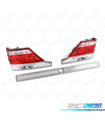 FANALI MERCEDES S W140 ROSSO BIANCO