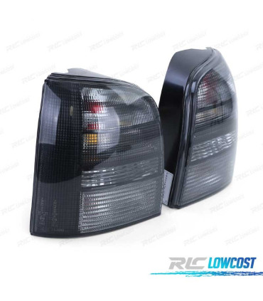 FANALI AUDI A4 B5 AVANT 94-01 VETRO OPACO NERO