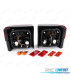 FANALI VOLKSWAGEN VW T4 TRANSPORTER E CARAVELLE 90-03 LED ROSSO CROMATO
