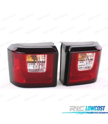 FANALI A LED VOLKSWAGEN VW T4 90-03 ROSSO BIANCO BARRE A LED