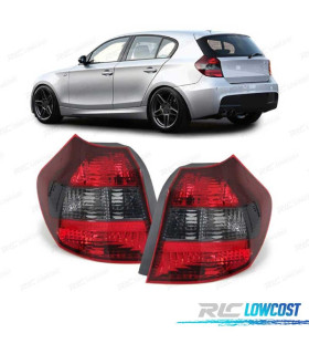 FANALI BMW E81 E87 04-07 ROSSO AFFUMICATO