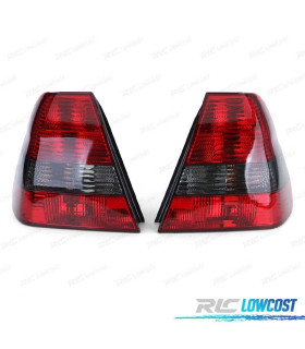 FANALI BMW E46 COMPACT 98-05 ROSSO AFFUMICATO