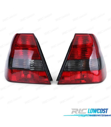 FANALI BMW E46 COMPACT 98-05 ROSSO AFFUMICATO