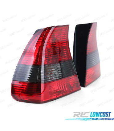 FANALI BMW E46 COMPACT 98-05 ROSSO AFFUMICATO