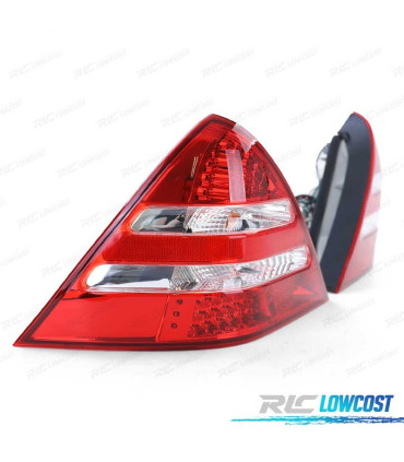 FANALI PER MERCEDES SLK R170 96-04 LED ROSSO CROMATO