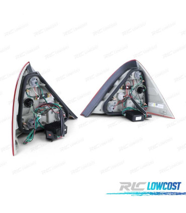 FANALI PER MERCEDES SLK R170 96-04 LED ROSSO CROMATO