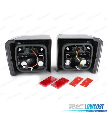 FANALI A LED NERI VOLKSWAGEN VW T4 TRANSPORTER E CARAVELLE