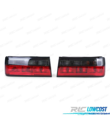 FANALI BMW SERIE 3 E30 87-94 CABRIO 90-93 ROSSO AFFUMICATO