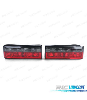 FANALI BMW E30 ROSSO NERO