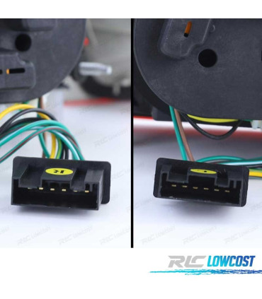 FANALI BMW E46 COUPE 99-03 LED ROSSO AFFUMICATO LOOK M3