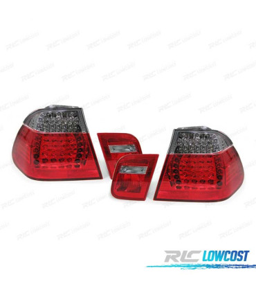 FANALI A LED BMW E46 98-01 ROSSO SCURO LOOK M3