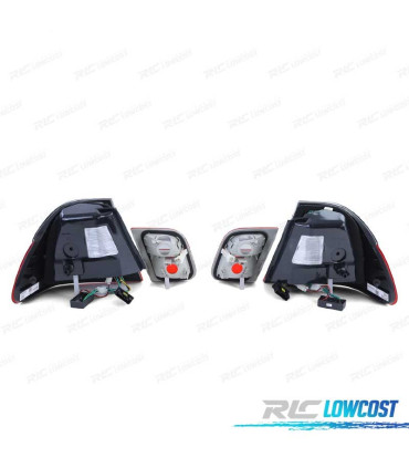 FANALI A LED BMW E46 98-01 ROSSO SCURO LOOK M3
