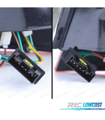 FANALI A LED BMW E46 98-01 ROSSO SCURO LOOK M3