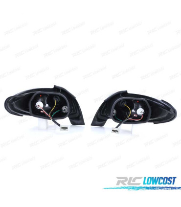 FANALI PER PEUGEOT 206 CC 98-09 FONDO NERO