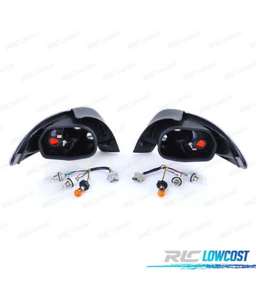 FANALI PEUGEOT 206 98-09 FONDO NERO