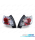 FANALI PER PEUGEOT 206 98-09 FONDO CROMATO ROSSO