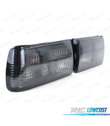 FANALI PER BMW SERIE 3 E30 87-90 CABRIO 90-93 FONDO CROMATO AFFUMICATO