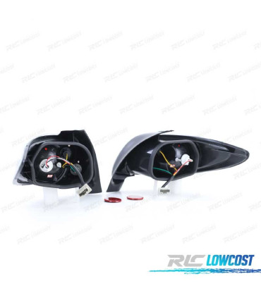 FANALI PEUGEOT 206 98-09 FONDO CROMATO