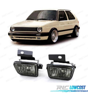 FARI ANABBAGLIANTI PER VOLKSWAGEN VW GOLF MK2 83-91 CRISTALLO SCURO