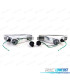 INDICATORE DI DIREZIONE ANTERIORE VOLKSWAGEN VW GOLF 2 84-91. VETRO CHIARO CROMATO