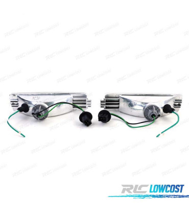 INDICATORE DI DIREZIONE ANTERIORE VOLKSWAGEN VW GOLF 2 84-91. VETRO CHIARO CROMATO