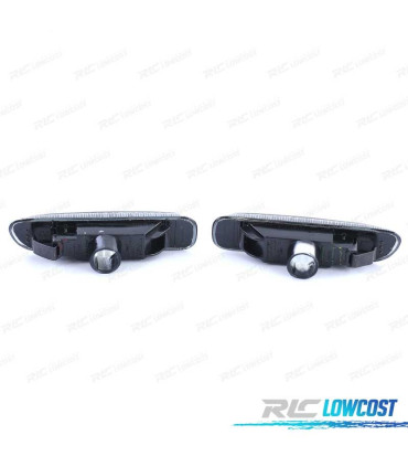FRECCIE LATERALI BMW E46 98-05 VETRO CHIARO NERO