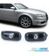 FRECCIE LATERALI PER AUDI A4 00-04 VETRO CHIARO NERO