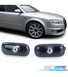 FRECCIE LATERALI PER AUDI A4 00-04 VETRO CHIARO NERO