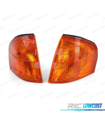 FRECCIE ANTERIORI PER MERCEDES W202 93-00 VETRO GIALLO