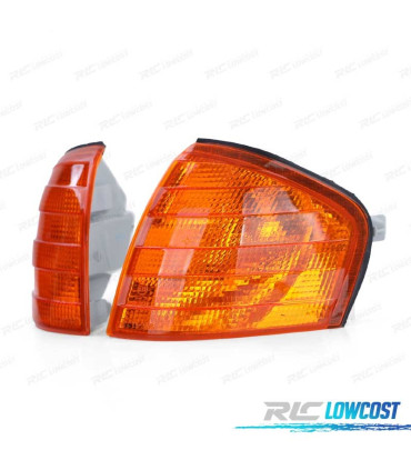 FRECCIE ANTERIORI PER MERCEDES W202 93-00 VETRO GIALLO