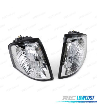 FRECCE ANTERIORI PER MERCEDES W202 C-KLASA 93-00 CROMATE