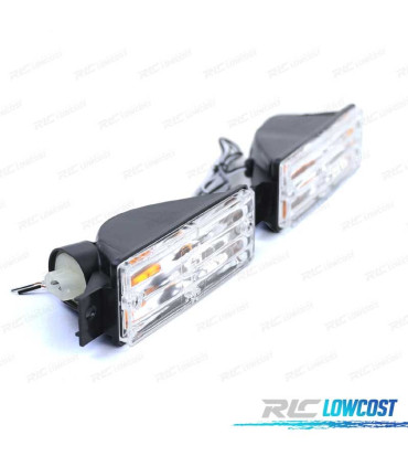 FRECCE ANTERIORI PER BMW E30 CON FONDO CROMATO