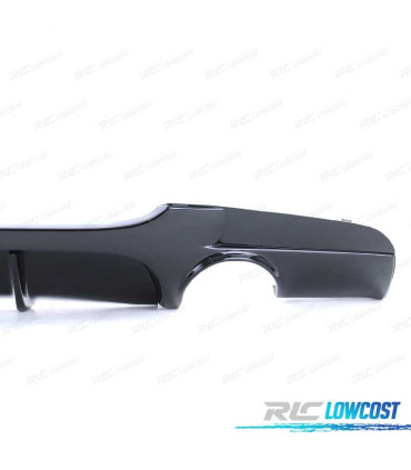 DIFFUSORE BMW E90 E91 04-12 LOOK M NERO LUCIDO