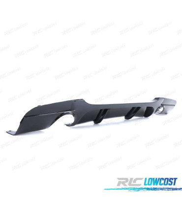 DIFFUSORE BMW E90 E91 04-12 LOOK M NERO LUCIDO