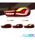 FANALI FULL LED BMW F32 F33 F36 LIGHT BAR OLED SFONDO ROSSO 13-18