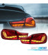 FANALI FULL LED BMW F32 F33 F36 LIGHT BAR OLED SFONDO ROSSO 13-18