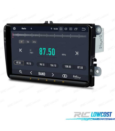 RADIO GPS ANDROID 11 PER VOLKSWAGEN VW SEAT SKODA HEXA-CORE 4GB RAM 64GB ROM