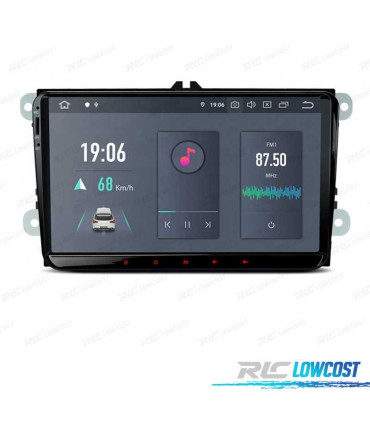 RADIO GPS ANDROID 11 PER VOLKSWAGEN VW SEAT SKODA HEXA-CORE 4GB RAM 64GB ROM