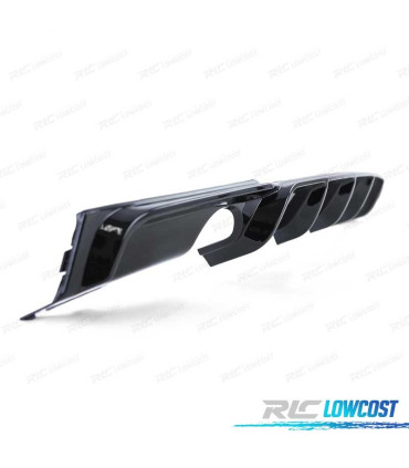 DIFFUSORE PER BMW F30 F31 11-19 LOOK M PERFORMANCE NERO LUCIDO